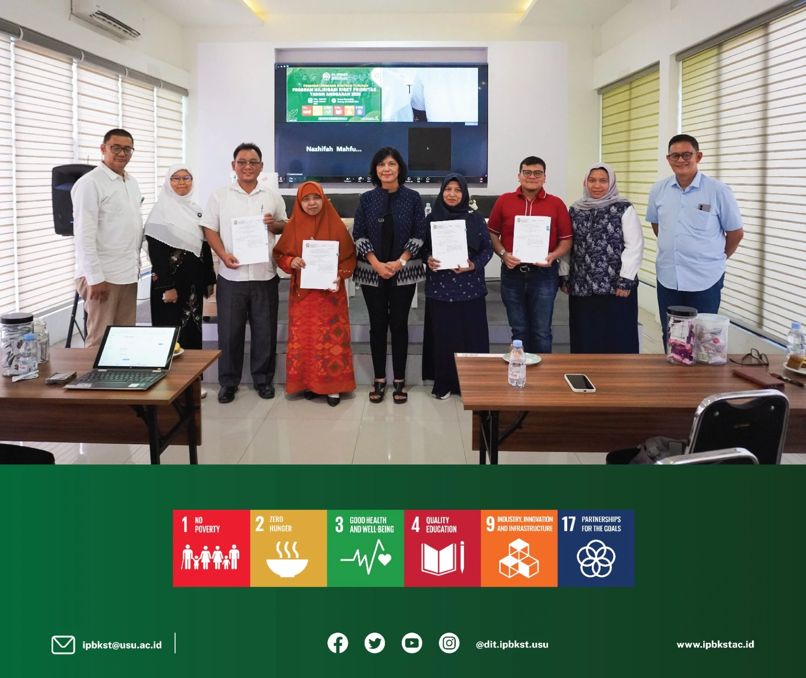Penandatanganan Kontrak Turunan Program Hilirisasi Riset Prioritas Tahun Anggaran 2026 resmi dilaksanakan sebagai langkah strategis dalam mendorong percepatan inovasi, penguatan riset unggulan, serta pembangunan berkelanjutan berbasis sains dan teknologi